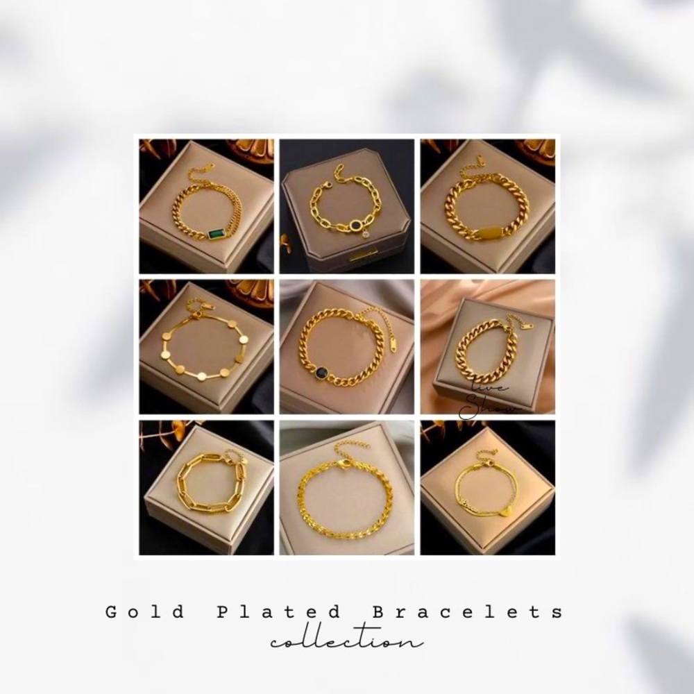 Gold Plated Bracelet Collections